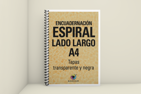 Encuadernación Espiral